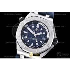 BF공장 오데마피게 로얄오크오프쇼어 다이버 15720 스틸 블루다이얼 러버스트랩 Royal Oak Offshore Diver 15720 SS/RU Blue BF A4308