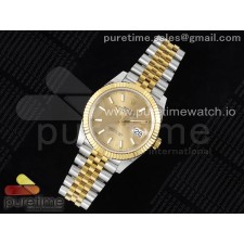 VVS공장 롤렉스 데이저스트 41 옐로우골드콤비 샴페인다이얼 플루티드베젤 주빌레브레이슬릿 DateJust 41 126333 VVSF 1:1 Best Edition 904L Steel RG Dial on SS/YG Jubilee Bracelet VR3235