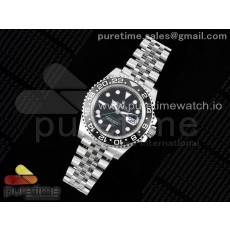 RR공장 롤렉스 GMT마스터2 스틸 블랙베젤 쥬빌레브레이슬릿 GMT-Master II 116710 LN Black Ceramic 904L Steel RRF 1:1 Best Edition on Jubilee Strap VR3186 CHS