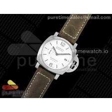 VS공장 파네라이 PAM1394 루미노르 마리나 42 스틸 화이트다이얼 가죽스트랩 PAM1394 Luminor Marina 42mm VSF Best Edition White Dial on Brown Asso Strap P.9010 Clone