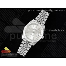 WF공장 롤렉스 데이저스트 41 스틸 실버다이얼 플루티드베젤 쥬빌레브레이슬릿 DateJust 41 126334 WF 1:1 Best Edition 904L Steel Silver Stick Dial on Jubilee Bracelet VR3235