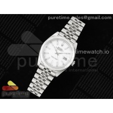 WF공장 롤렉스 데이저스트 41 스틸 화이트다이얼 플루티드베젤 쥬빌레브레이슬릿 DateJust 41 126334 WF 1:1 Best Edition 904L Steel White Stick Dial on Jubilee Bracelet VR3235