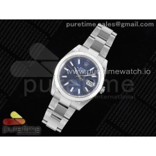 WF공장 롤렉스 데이저스트 41 스틸 블루다이얼 플루티드베젤 오이스터브레이슬릿 DateJust 41 126334 WF 1:1 Best Edition 904L Steel Blue Stick Dial on Oyster Bracelet VR3235