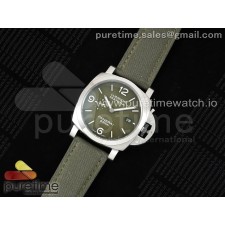 TTF공장 파네라이 PAM1356 스틸 그린다이얼 그린나일론스트랩 PAM1356 W TTF 1:1 Best Edition on Green Nylon Strap P9010