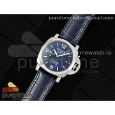 TTF공장 파네라이 PAM1313 스틸 블루다이얼 가죽스트랩 PAM1313 W TTF 1:1 Best Edition on Blue Leather Strap P9010