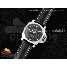 TTF공장 파네라이 PAM1359 스틸 블랙다이얼 가죽스트랩 PAM1359 W TTF 1:1 Best Edition on Black Leather Strap P9010