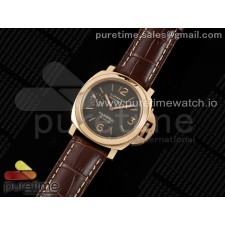 HW공장 파네라이 PAM511 로즈골드금통 샌드위치다이얼 가죽스트랩 PAM511 RG HWF 1:1 Best Edition on Brown Leather Strap Strap P5000