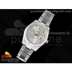 VS공장 롤렉스 데이저스트 41 스틸 실버다이얼 플루티드베젤 오이스터브레이슬릿 DateJust 41 126334 904L SS VSF 1:1 Best Edition Silver Dial on Oyster Bracelet VS3235