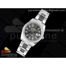 NTF공장 롤렉스 데이저스트 41 스틸 그레이다이얼 다크로듐 플루티드베젤 오이스터브레이슬릿 DateJust 41 126334 NTF 1:1 Best Edition 904L Steel Gray Stick Dial on Oyster Bracelet VR3235