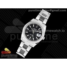 NTF공장 롤렉스 데이저스트 41 스틸 블랙다이얼 플루티드베젤 오이스터브레이슬릿 DateJust 41 126334 NTF 1:1 Best Edition 904L Steel Black Stick Dial on Oyster Bracelet VR3235