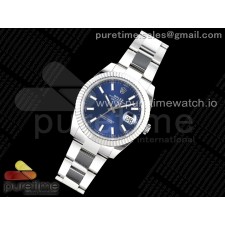 NTF공장 롤렉스 데이저스트 41 스틸 블루다이얼 플루티드베젤 오이스터브레이슬릿 DateJust 41 126334 NTF 1:1 Best Edition 904L Steel Blue Stick Dial on Oyster Bracelet VR3235