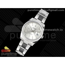 NTF공장 롤렉스 데이저스트 41 스틸 실버다이얼 플루티드베젤 오이스터브레이슬릿 DateJust 41 126334 NTF 1:1 Best Edition 904L Steel Silver Stick Dial on Oyster Bracelet VR3235