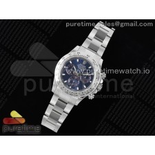 QF공장 롤렉스 스틸 데이토나 블루다이얼 브레이슬릿 Daytona 116509 QF 1:1 Best Edition Blue Dial on SS Bracelet SA4130