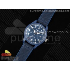 M+F공장 IWC 파일럿 마크18 블루세라믹 블루다이얼 나일론스트랩 Mark XVIII IW328101 Blue Ceramic M+F 1:1 Best Edition Blue Dial on Blue Nylon Strap A35111