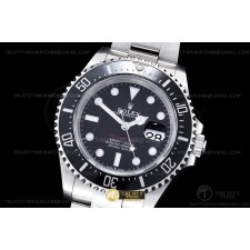 VS공장 롤렉스 씨드웰러 레드 스틸 블랙다이얼 브레이슬릿 Sea-Dweller 126600 VSF 1:1 Best Edition Black Dial On 904L SS Case and Bracelet VS3235