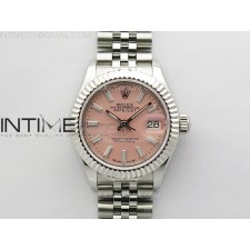 APS공장 롤렉스 레이디 데이저스트 28 스틸 핑크바다이얼 플루티드베젤 쥬빌레브레이슬릿 Datejust 28mm 279179 SS APSF Best Edition Pink Dial Sticks Markers on SS Jubilee Bracelet NH05