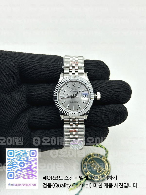 APS공장 롤렉스 레이디 데이저스트 28 스틸 실버바다이얼 플루티드베젤 쥬빌레브레이슬릿 Datejust 28mm 279179 SS APSF Best Edition Silver Dial Sticks Markers on SS Jubilee Bracelet NH05