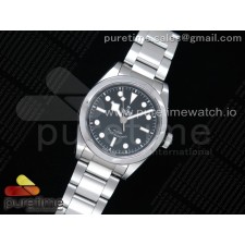 KR공장 튜더 블랙베이 36 스틸 블랙다이얼 브레이슬릿 Black Bay 36 KRF 1:1 Best Edition Black Dial on SS Bracelet A2824 V2