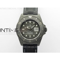 DIW공장 롤렉스 씨드웰러 카본다이얼 블랙나일론스트랩 Sea Dweller 43mm Carbon 'IRBIS' DIWF Best Edition Carbon Dial on Black Nylon Strap A2824