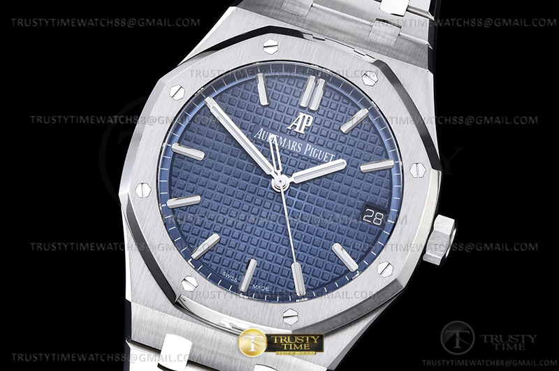 ZF공장 오데마피게 로얄오크 15500 블루다이얼 브레이슬릿 Royal Oak 41mm 15500 SS/SS Blue ZF V3 A4302