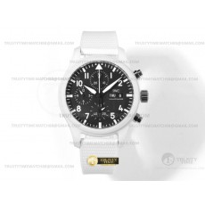 TW공장 IWC 파일럿 크로노그래프 탑건 레이크타호 블랙다이얼 나일론스트랩 Pilot Chrono Lake Tahoe CER/RU Black TWF A7750