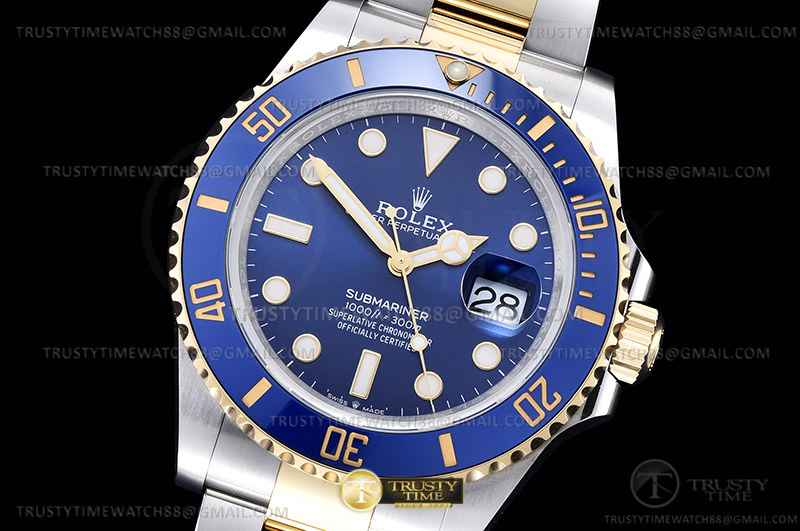 CLEAN공장 롤렉스 서브마리너 41 청콤 126613LB 3235무브먼트 클린공장Submariner 126613LB 904 YG/SS Blue Clean VR3235