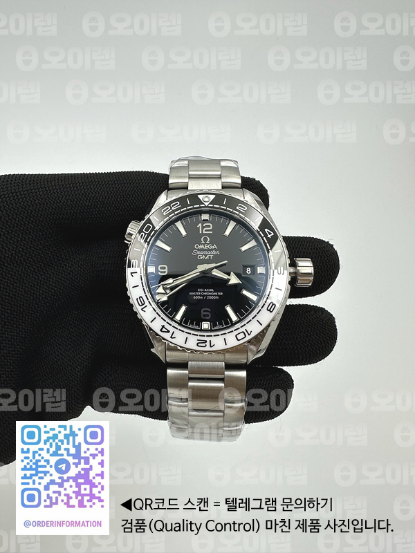 VS공장 오메가 씨마스터 플래닛오션 600M 코엑시얼 마스터 크로노미터 43.5MM  GMT 브레이슬릿 Planet Ocean 43.5mm "Tai Chi" GMT SS/SS VSF A8906