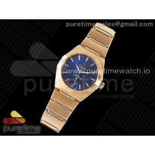 ASW공장 오메가 컨스텔레이션 39 로즈골드금통 네이비다이얼 브레이슬릿 Constellation 39mm RG ASWF 1:1 Best Edition Blue Dial on RG Bracelet A8801