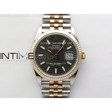 VS공장 롤렉스 데이저스트 36 로즈골드콤비 그레이플루티드다이얼 쥬빌레브레이슬릿  DateJust 36 SS 126231 904L SS/RG VSF 1:1 Best Edition Gray Fluted Dial Sticks Markers on Jubilee Bracelet VS3235