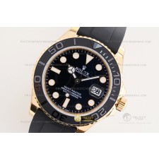 EW공장 롤렉스 요트마스터 42 옐로우골드금통 블랙다이얼 러버스트랩 YachtMaster 226658 42mm YG/RU Blk EWF A3235