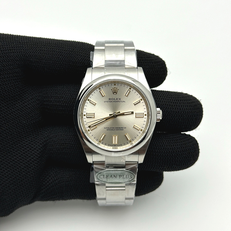 CLEAN공장 롤렉스 오이스터퍼페츄얼 36 실버다이얼 브레이슬릿 클린공장 Oyster Perpetual 126000 36mm Clean 1:1 Best Edition 904L Steel Silver Dial VR3230