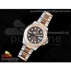 VS공장 롤렉스 요트마스터 40 로즈골드콤비 브라운다이얼 브레이슬릿 3135무브 Yacht-Master 116623 904L Steel VSF 1:1 Best Edition Brown Dial on SS/RG Bracelet VS3135