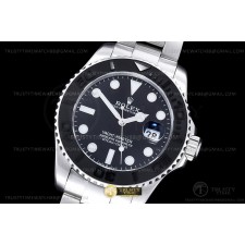 GD공장 롤렉스 요트마스터 42 스틸 블랙다이얼 러버스트랩 YachtMaster 226627 42mm SS/SS Black GDF MY8215