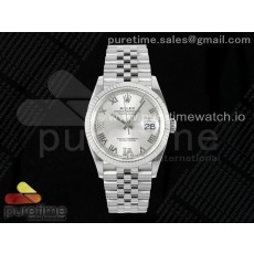 AP공장 롤렉스 데이저스트 36 스틸 실버다이얼 로만인덱스 브레이슬릿 DateJust 36 126234 APF 1:1 Best Edition 904L Steel Silver Diamond Roman Dial on Jubilee Bracelet VR3235