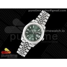 C+공장 롤렉스 데이저스트 41 스틸 민트그린다이얼 쥬빌레브레이슬릿 DateJust 41 126334 C+F 1:1 Best Edition 904L Steel Green Dial on SS Jubilee Bracelet VR3235 씨플러스