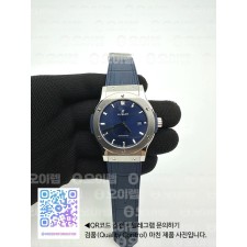 국내배송!! APS공장 위블로 클래식퓨전 42mm 블루다이얼 블랙스트랩 (고유번호 0aps13)