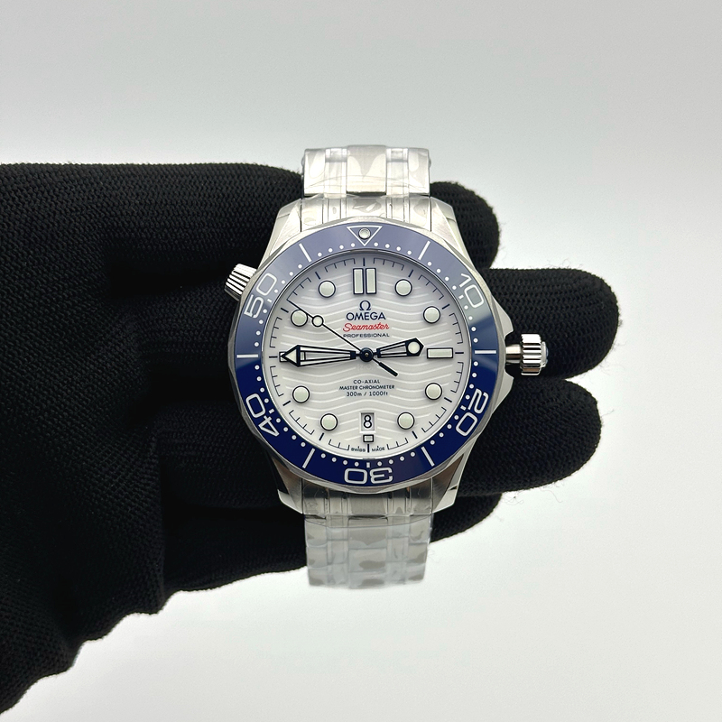 국내배송!! VS공장 오메가 씨마스터 다이버 300M 스틸 화이트다이얼 브레이슬릿 (고유번호 OS38)