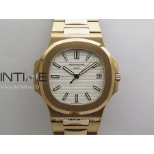 [26.01 UP] DD공장 파텍필립 노틸러스 5711 로즈골드금통 화이트다이얼 브레이슬릿 텅스텐 Nautilus 5711 Gain Weight DDF 1:1 Best Edition White Textured Dial On RG Bracelet Super Clone DD324