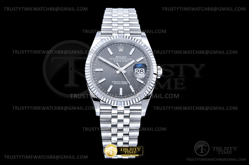 [26.01 UP] Clean공장 롤렉스 데이저스트 36 스틸 그레이다이얼 쥬빌레브레이슬릿 DJ 36mm Jub Flt 904L SS/SS Gry/Stk CLEAN PLUS DD3235 클린 플러스