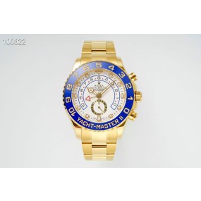 KF공장 롤렉스 요트마스터2 옐로우골드금통 화이트다이얼 브레이슬릿 YachtMaster II 116688 YG KF 1:1 Best Edition White Dial on YG Bracelet A7750