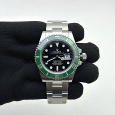 국내배송!! VS공장 롤렉스 서브마리너 41 스타벅스 그린 스틸 브레이슬릿 (고유번호 0S144)