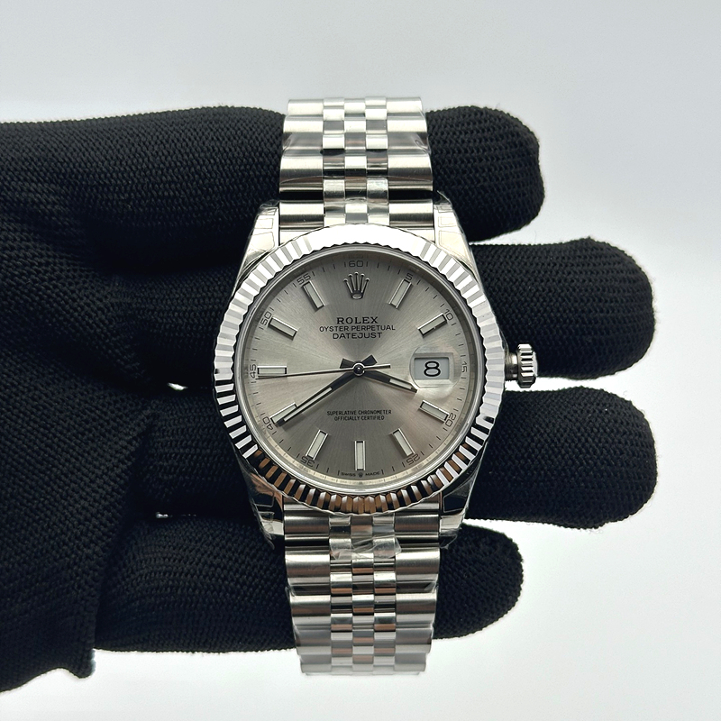 국내배송!! VS공장 롤렉스 데이저스트 41 실버다이얼 플루티드베젤 쥬빌레브레이슬릿 (고유번호 VS2)