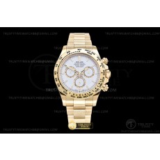 Clean공장 롤렉스 데이토나 옐로우골드금통 화이트다이얼 브레이슬릿 Daytona 126508 YG/YG Wht/Stk 904L Clean SH4131