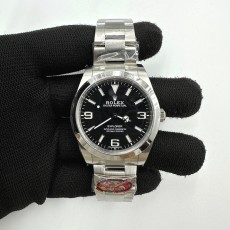 국내배송!! Clean공장 롤렉스 익스플로러1 39 214270 스틸 블랙다이얼 브레이슬릿 (고유번호 cexl1)