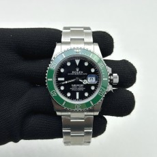 국내배송!! VS공장 롤렉스 서브마리너 41 스타벅스 그린 스틸 브레이슬릿 (고유번호 0S146)
