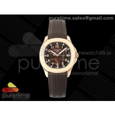 DD공장 파텍필립 아쿠아넛 5167 로즈골드금통 브라운다이얼 브라운러버스트랩 텅스텐 Aquanaut 5167 RG DDF 1:1 Best Edition Brown Dial on Brown Rubber Strap DD330 Super Clone (Weighted)