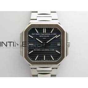 BB공장 파텍필립 큐비투스 7128 스틸 블루다이얼 브레이슬릿 Cubitus 7128/1G SS BBF 1:1 Best Edition Blue Dial On SS Bracelet Super Clone DD330