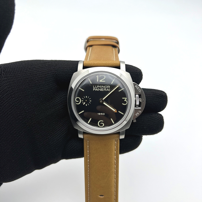해외빠른출고!! VS공장 파네라이 루미노르 PAM127 블랙다이얼 가죽스트랩 (고유번호 VS55)