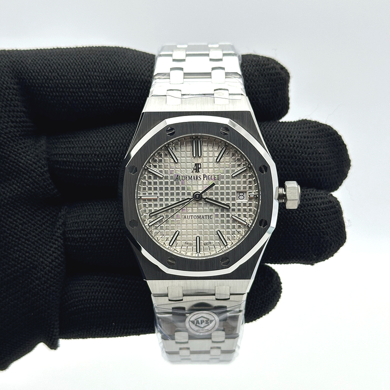 해외빠른출고!! APS공장 오데마피게 로얄오크 15450 화이트다이얼 브레이슬릿 (고유번호 APS9)