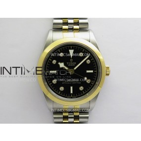 HT공장 튜더 블랙베이 41 옐로우골드콤비 다이아몬드인덱스 블랙다이얼 브레이슬릿 Black Bay 41mm SS/YG HTF 1:1 Best Edition Black Dial Diamond Marker On SS/YG Jubilee Bracelet Asian 5601